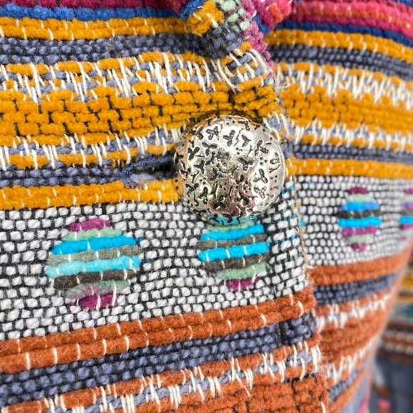 Bagatelle Handwoven Western Inspired Blanket Style Jacket - Picture 6 of 10